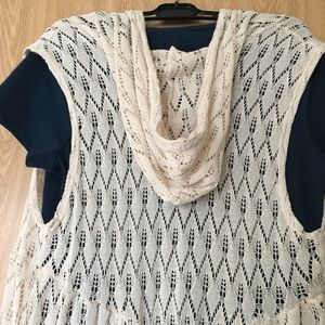 Audrey Lace Hooded Duster